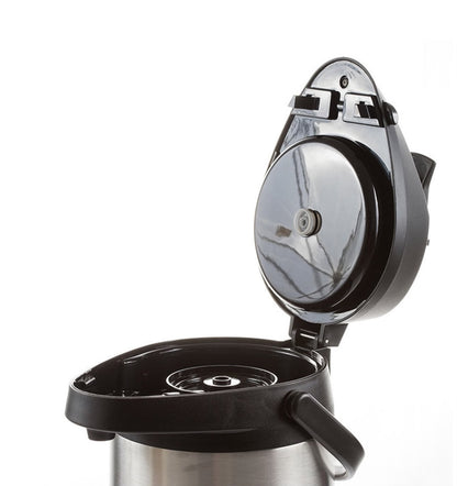 Eisenbach Professional Airpot Thermos 2,5L RVS – Thermoskan met Pomp – Dubbelwandig – Houdt Dranken Lang Warm en Koud