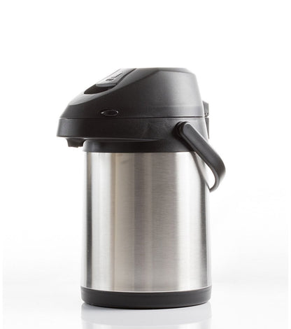 Eisenbach Professional Airpot Thermos 2,5L RVS – Thermoskan met Pomp – Dubbelwandig – Houdt Dranken Lang Warm en Koud