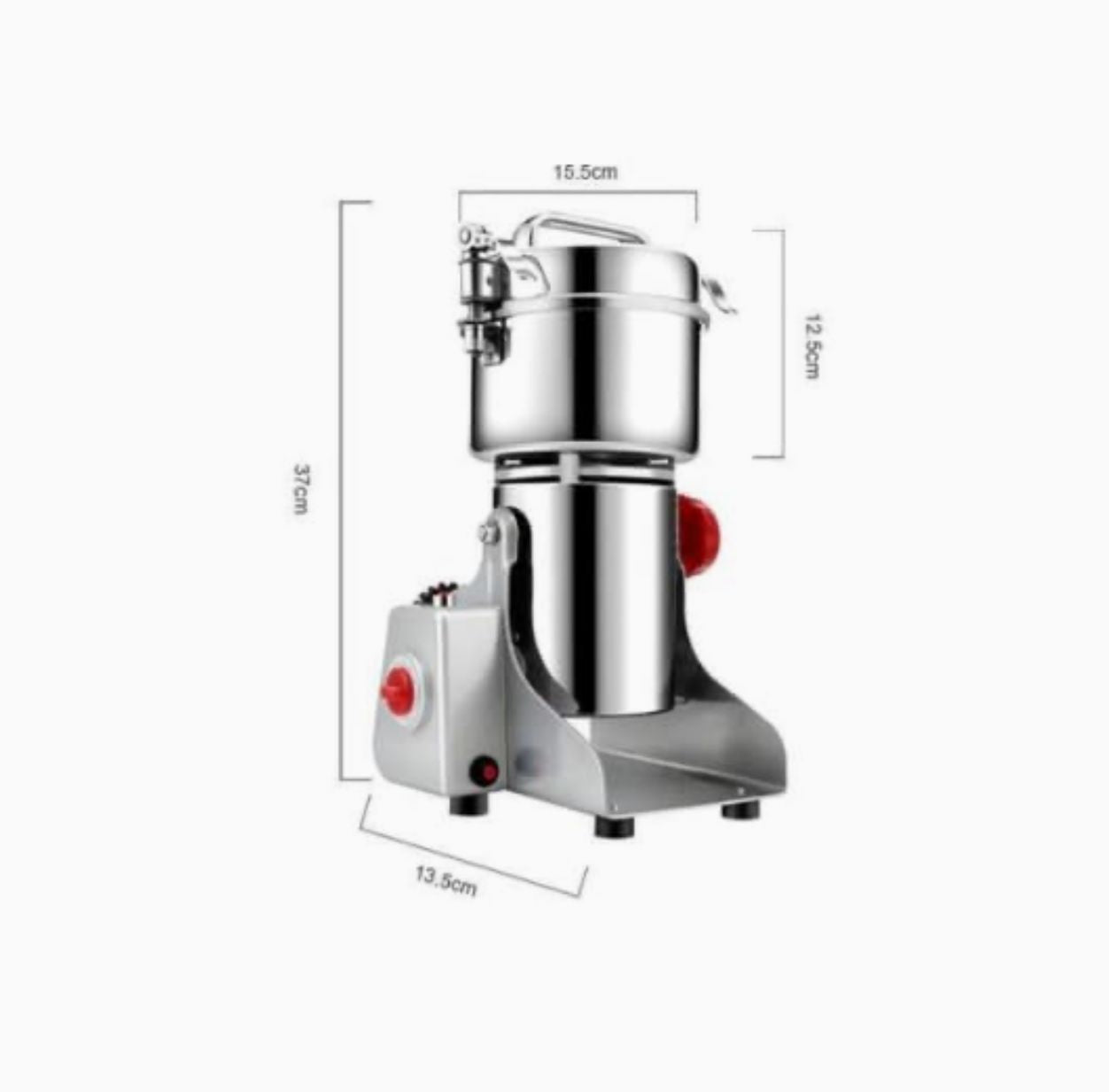 Royal Swiss Elektrische korrelmolen, capaciteit 350 g, 1800 W
