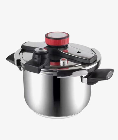 Royal Swiss Snelkookpan Met couscousier – RVS | Inductie Geschikt | Verkrijgbaar in 4L, 6L, 8L & 10L – Snel en Gezond Koken